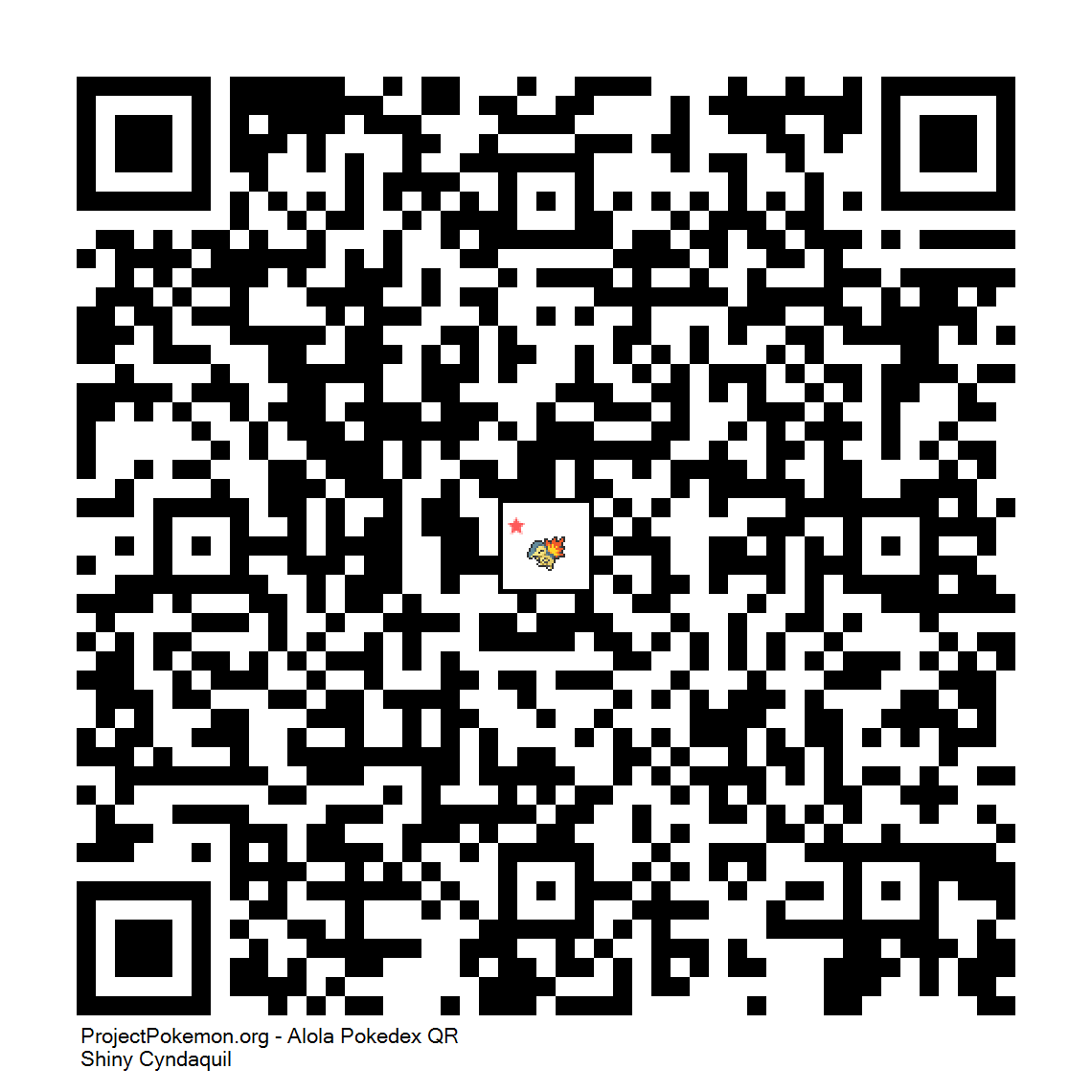 Cdigo QR de Cyndaquil variocolor